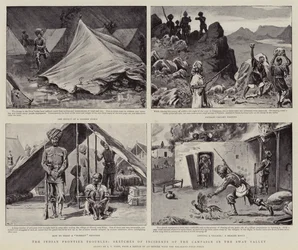 The Indian Frontier Troubles, Sketches of Incidents of the Campaign in the Swat Valley